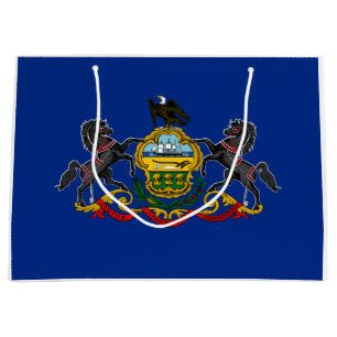 Bolsa De Regalo Grande Bandera de Pensilvania