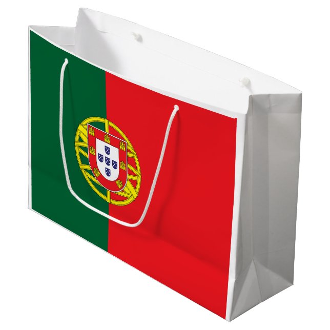 Bolsa De Regalo Grande Bandera de Portugal (Angulo Anverso)