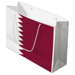 Bolsa De Regalo Grande Bandera de Qatar