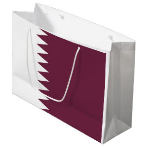 Bolsa De Regalo Grande Bandera de Qatar