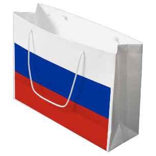 Bolsa De Regalo Grande Bandera de Rusia