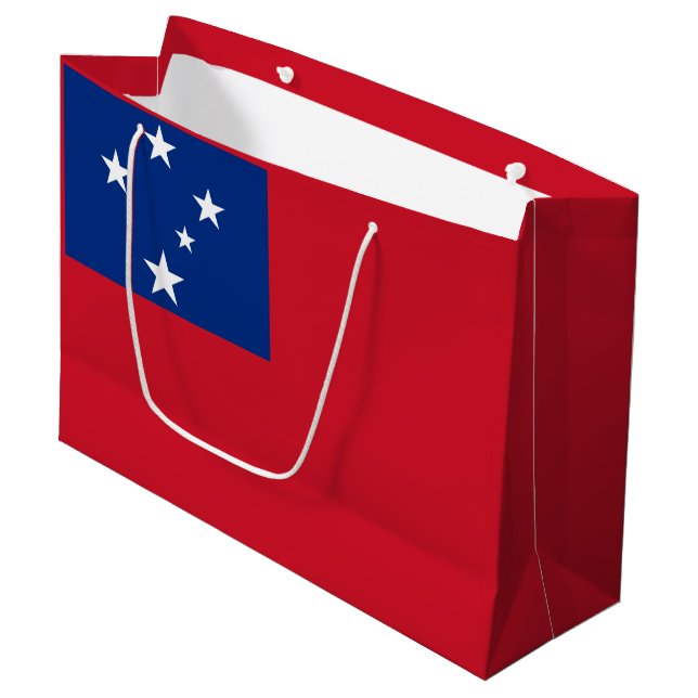 Bolsa De Regalo Grande Bandera de Samoa (Angulo Anverso)