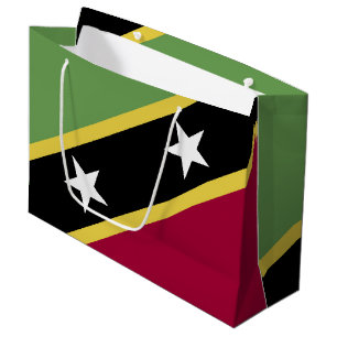 Bolsa De Regalo Grande bandera de San Cristóbal y Nieves