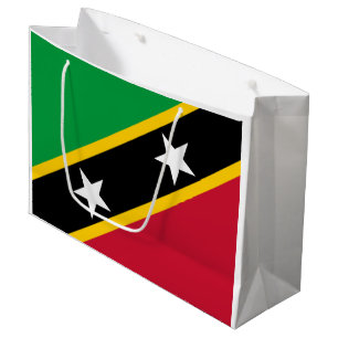 Bolsa De Regalo Grande Bandera de San Cristóbal y Nieves