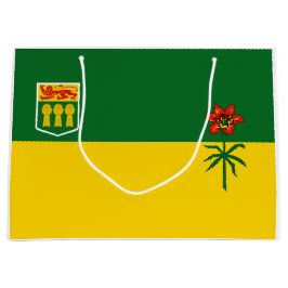 Bolsa De Regalo Grande Bandera de Saskatchewan