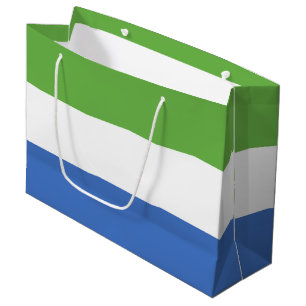 Bolsa De Regalo Grande Bandera de Sierra Leona