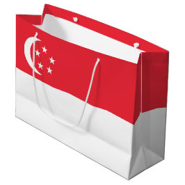 Bolsa De Regalo Grande Bandera de Singapur