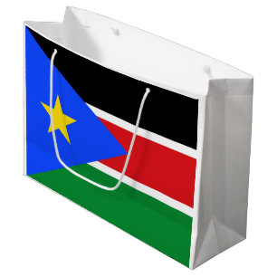 Bolsa De Regalo Grande Bandera de Sudán del Sur