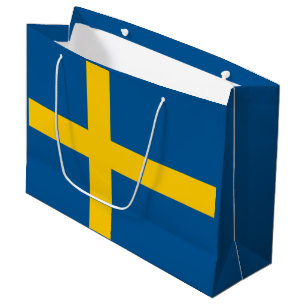 Bolsa De Regalo Grande Bandera de Suecia