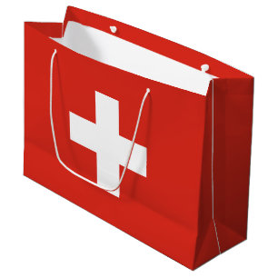 Bolsa De Regalo Grande Bandera de Suiza