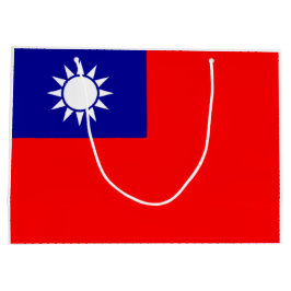 Bolsa De Regalo Grande Bandera de Taiwán