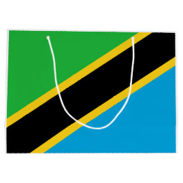 Bolsa De Regalo Grande Bandera de Tanzania