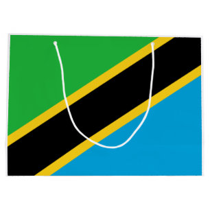 Bolsa De Regalo Grande Bandera de Tanzania