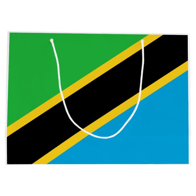 Bolsa De Regalo Grande Bandera de Tanzania (Reverso)