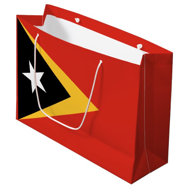 Bolsa De Regalo Grande Bandera de Timor Oriental (Angulo Anverso)
