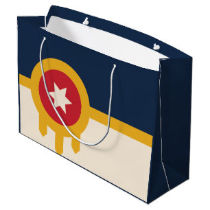 Bolsa De Regalo Grande Bandera de Tulsa, Oklahoma