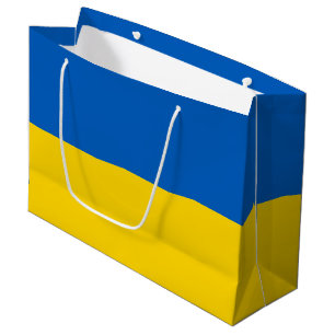 Bolsa De Regalo Grande Bandera de Ucrania
