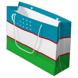 Bolsa De Regalo Grande Bandera de Uzbekistán