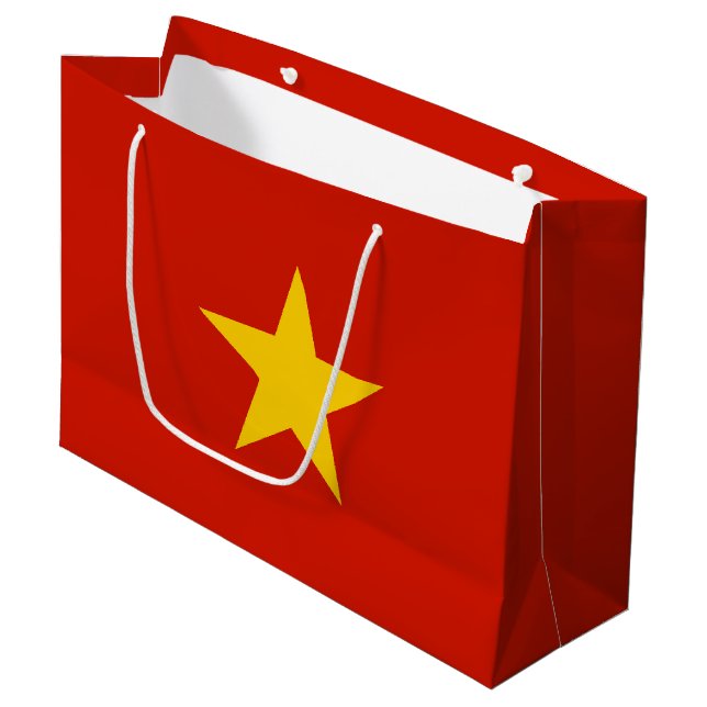 Bolsa De Regalo Grande Bandera de Vietnam (Angulo Anverso)