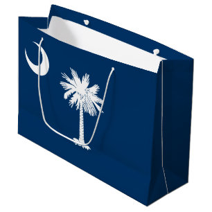 Bolsa De Regalo Grande Bandera del estado de Carolina del Sur