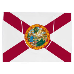 Bolsa De Regalo Grande Bandera del estado de Florida