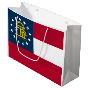 Bolsa De Regalo Grande Bandera del estado de Georgia