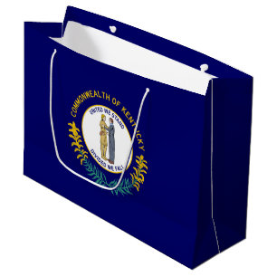 Bolsa De Regalo Grande Bandera del estado de Kentucky