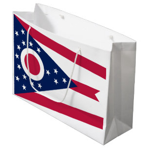 Bolsa De Regalo Grande Bandera del Estado de Ohio