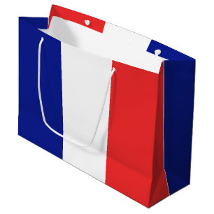 Bolsa De Regalo Grande Bandera del francés Tricolore de Francia
