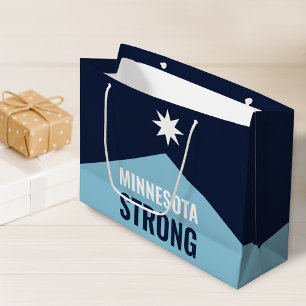 Bolsa De Regalo Grande Bandera del nuevo estado rebelde de Minnesota