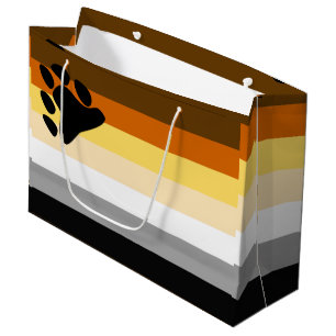 Bolsa De Regalo Grande Bandera del Orgullo de Osos