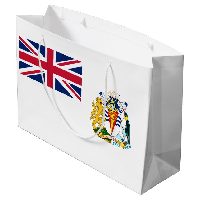 Bolsa De Regalo Grande Bandera del Territorio Antártico Británico (Angulo reverso)