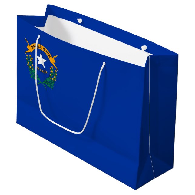 Bolsa De Regalo Grande Bandera Estatal de Nevada (Angulo Anverso)