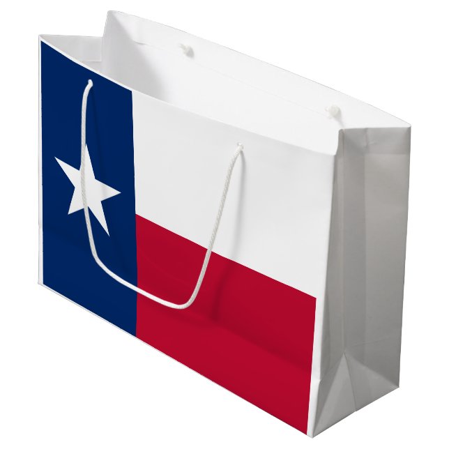 Bolsa De Regalo Grande Bandera Estatal de Texas (Angulo Anverso)