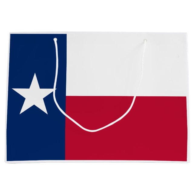 Bolsa De Regalo Grande Bandera Estatal de Texas (Texas) (Anverso)