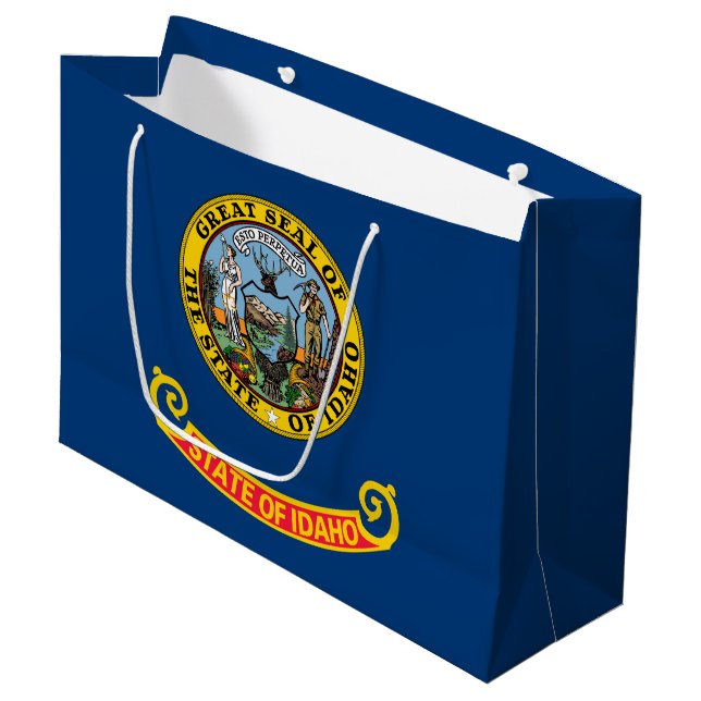 Bolsa De Regalo Grande Bandera Estatal Idaho (Angulo Anverso)