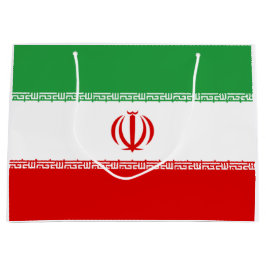 Bolsa De Regalo Grande Bandera iraní (Irán) (persa)