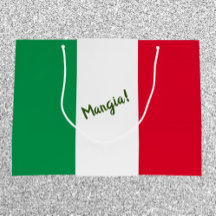 Bandera italiana Mangia Blanco Rojo y Verde