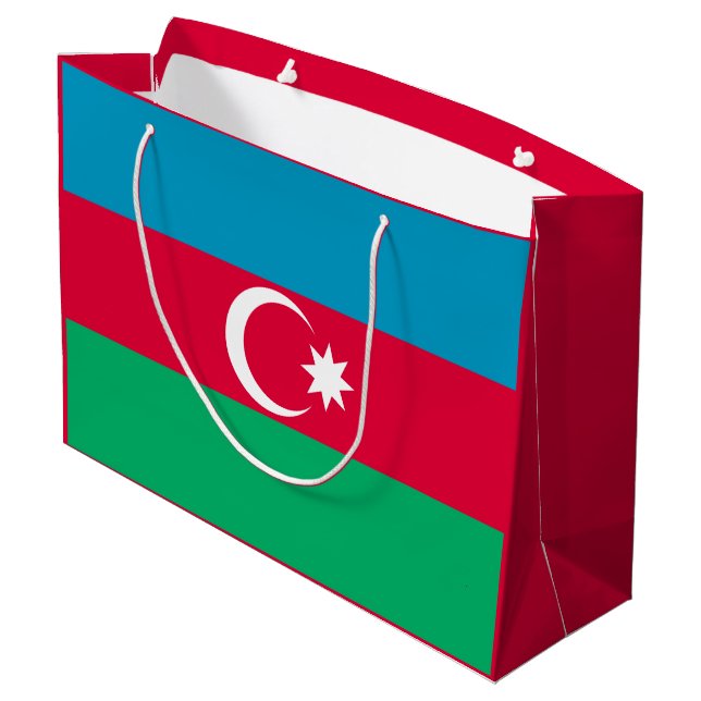 Bolsa De Regalo Grande Bandera patriótica de Azerbaiyán (Angulo reverso)
