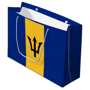 Bolsa De Regalo Grande Bandera patriótica de Barbados