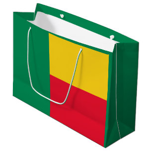 Bolsa De Regalo Grande Bandera patriótica de Benín