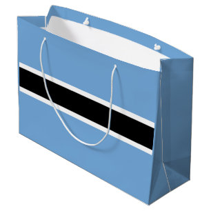 Bolsa De Regalo Grande Bandera patriótica de Botsuana