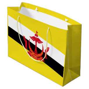 Bolsa De Regalo Grande Bandera patriótica de Brunéi