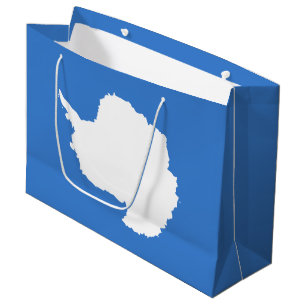 Bolsa De Regalo Grande Bandera patriótica de la Antártida