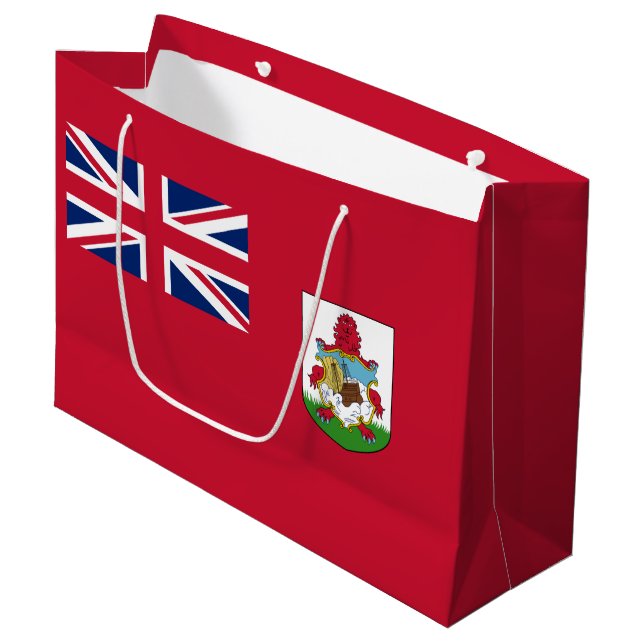 Bolsa De Regalo Grande Bandera patriótica de las Bermudas (Angulo Anverso)