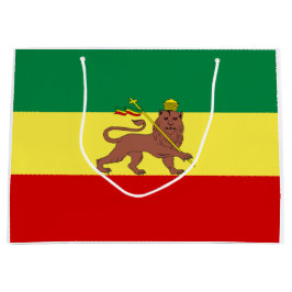 Bolsa De Regalo Grande Bandera rastafari (Rastafarianismo) (Rasta)