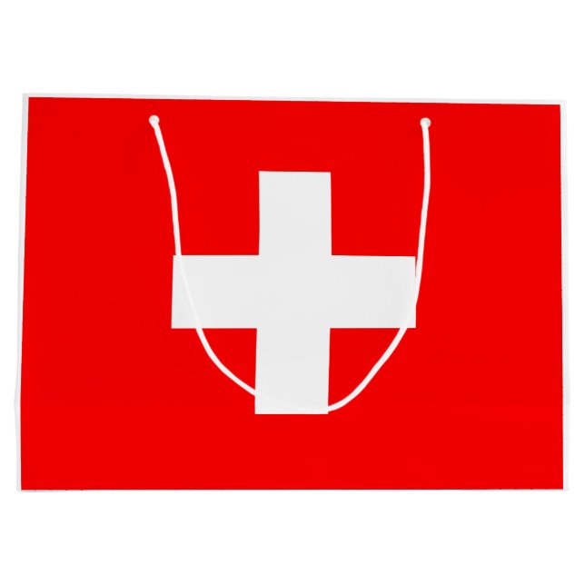 Bolsa De Regalo Grande Bandera suiza (Suiza) (Reverso)
