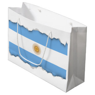 Bolsa De Regalo Grande Bandera tradicional de la Argentina