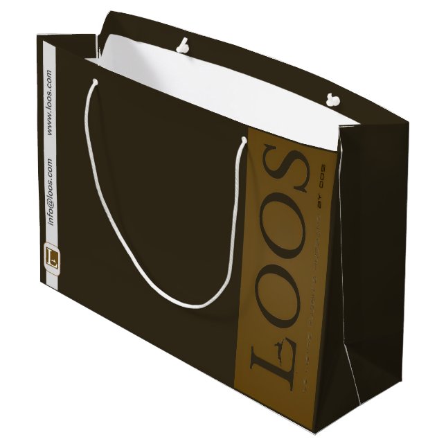 BOLSA DE REGALO GRANDE BAÑO DE REGALO DE LOOS (Angulo reverso)