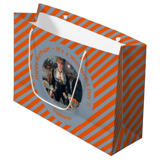 Bolsa De Regalo Grande Bar Manet en la colección de Fiestas Folies-Bergèr (Angulo Anverso)